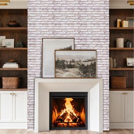 3D Brick Wall Panels, 10 PCS Peel and Stick Backsplash, 11.8"X11.8" Faux Brick Wall Panels PVC Peel and Stick Brick Tiles, Self Adhesive Wallpaper