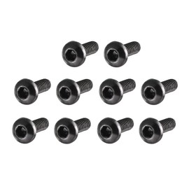 uxcell M2x6mm Thread Button Head Hex Socket Cap Screw Bolt 100pcs