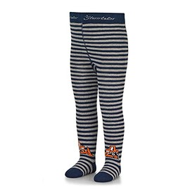 Sterntaler Boys' Excavator Tights, navy