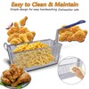 Hakka Fry Basket, Deep Fryer Basket with Non-Slip Construction for