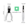 Aacehlh 1/4” Circle Shaped Hole Puncher,Handheld Single Hole Punch with