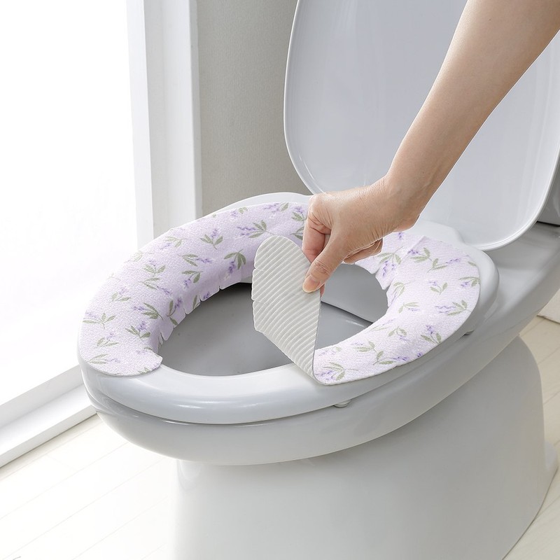 Sanko KC-54 Non-Slip Toilet Seat Cover, Toilet Seat Cover, 1