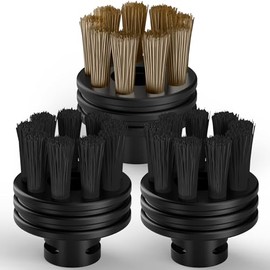 Steam Cleaner Replacement Brushes, Original Accessories for STMWORLD CB-02A, Compatible STMWORLD CB-02A Steamer(3 Pack)