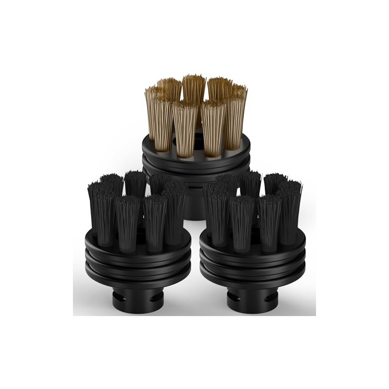 Steam Cleaner Replacement Brushes, Original Accessories for STMWORLD CB-02A, Compatible