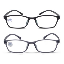 Flexible Reading Glasses Lightweight UV Protection Classic Unbreakable Magnification Readers Anti Eyestrain for Women Men +2.50