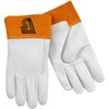 Steiner 0228-L TIG Gloves, Pearl Grain Goatskin Unlined 2-Inch Rust