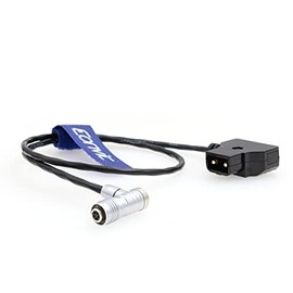 Eonvic 5 Pin Female to Dtap Cable for Port Keys LH5H LH5P Monitor (Right Angle 5 Pin Dtap)