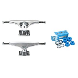 Krux Skateboard Trucks and Bushings Kit 7.6" K5 Standard + 88A Soft Blue