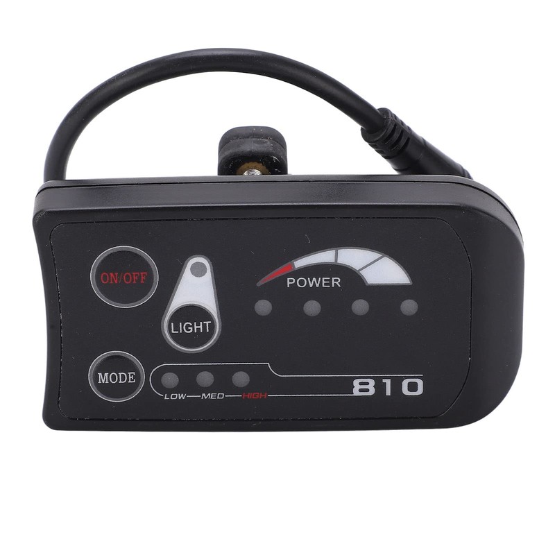 Yctze LED S810 Electric Bicycle Display 36 V Display Plastic
