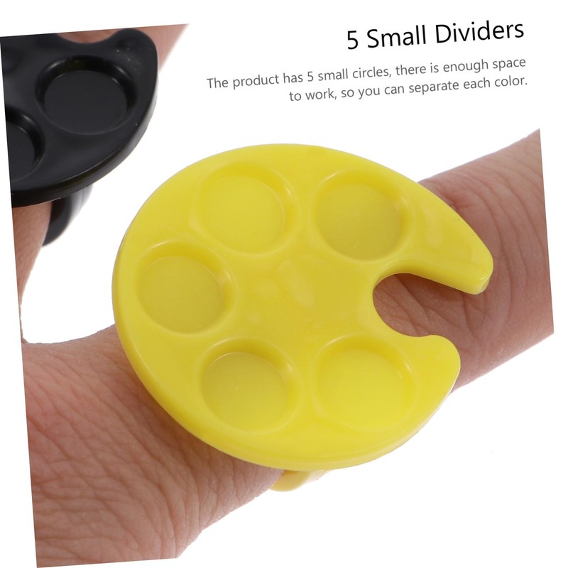 IWOWHERO 10pcs Nail Paint Board Manicure Pallet Nail Art Tools