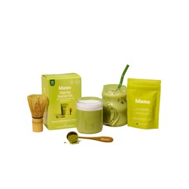 Blume Matcha Coconut Starter Pack - Made in Canada, Organic Superfoods Booster for Lattes, Coffee & Smoothies - Vegan, Sugar and Gluten Free