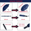 MRTLLOA 54/62 Inch Large Folding Golf Umbrella, Oversize Double Canopy