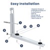 SEQUEDA Mini Split Wall Mounting Bracket for 9000-15000 BTU Universal