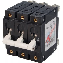 Blue Sea Systems 7290 Circuit Breaker C-Series White Toggle 100 Amp