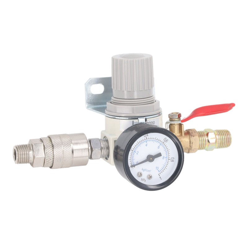 Air Compressor Pressure Regulator 1/4 Inch NPT Air Pressure Regulator
