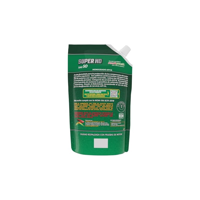 ROSHFRANS - Aceite Monogrado SUPER HD SAE 50 de 0.950L