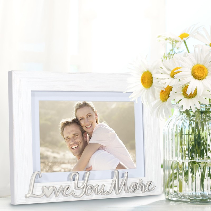 Malden International Designs 4x6 or 5x7 Love You More Distressed