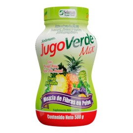 Jugo Verde Mix Fibra Para Mezclar En Polvo 500 Grs Solanum
