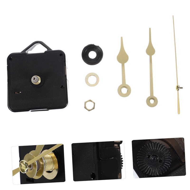 Gatuida Clock Mechanism with Replaceable Clock Hands Easy Installation Silent