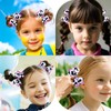 Cow Print Hair Bows for Toddlers 2-4 Years Sparkly Cow
