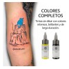 Kit De Tinta Para Tatuaje 5 Colores Vibrantes Ouo 5