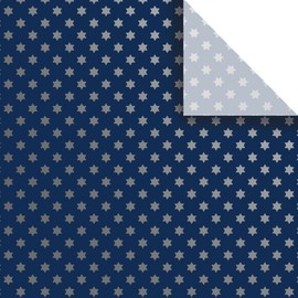 Jillson & Roberts 20" x 30" Printed Hanukkah Gift Tissue, Judaic Stars (24 Folded Sheets)