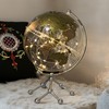 Golden Earth Globe, Globe Diam. 20 cm/7.9 inches, World Map,