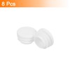 uxcell 8Pcs Round Plastic Hole Plug, 0.98" Dia Rubber End