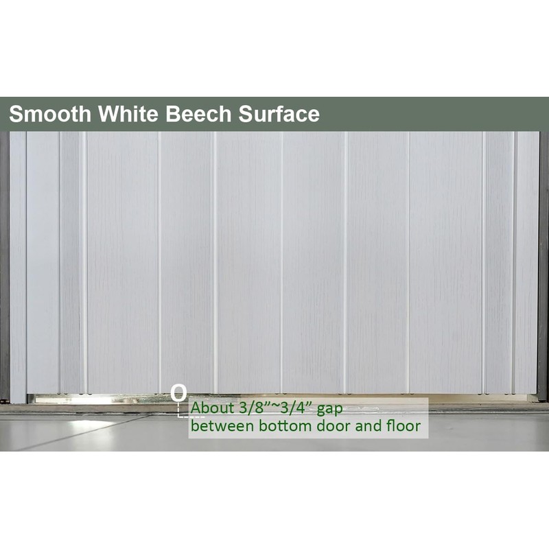 DIYHD 36x80in White Accordion Folding Closet Door, Include Door and
