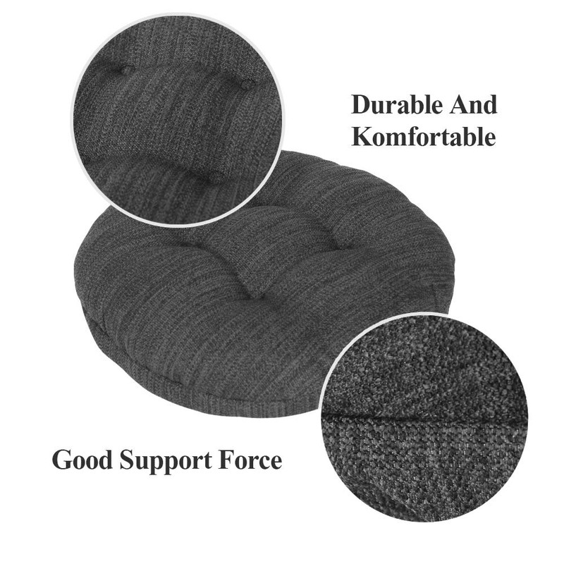 baibu Set of 2 Stool Covers Round, Super Soft Round