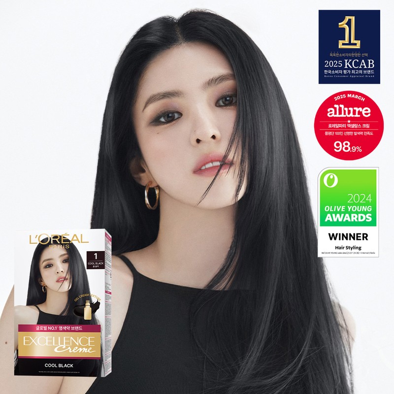L'Oreal Paris [Easy gray hair dyeing with a comb cap]