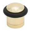 TIMCO Cylinder Door Stop - Polished Brass - Floor Mounted