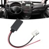Car Bluetooth Module AUX Adapter Cable 12V Replacement for Citroen