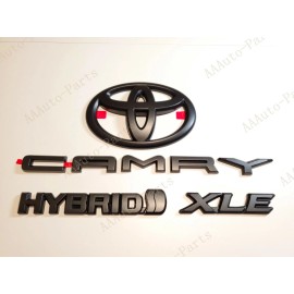 Toyota OEM 2018-2023 TOYOTA CAMRY XLE HYBRID BLACKOUT EMBLEM OVERLAY KIT GEN PT948-03190-02