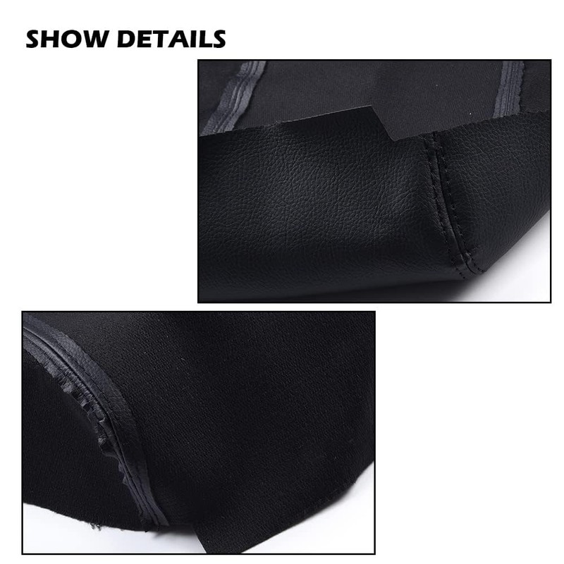 PIT66 Center Console Armrest Lid Cover Black, Compatible with 2008