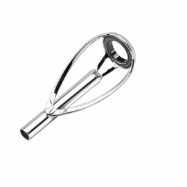 LINGUANG 50PCS Fishing Rod/Pole Replacement Stainless Steel Tip Tops Repair Kits for Surf,Spinning, Casting (A-MGT 50PCS)