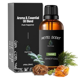 Santal Essential Oil, Hotel Diffuser Oil, Home Luxury & Hotel Scents for Diffuser, Christmas Gift 30ML Pure Diffuser Oil with Sandalwood, Cedarwood and Musk for Aromatherapy