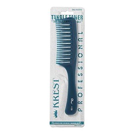 Krest Peine Tangle Tamer Curvo con Dientes Matched para Desenredar sin Tironeo, Resistente a Químicos, Ideal para Cabello Húmedo o Seco, Mujeres con T