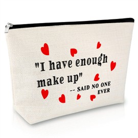 Gift for Makeup Lover Makeup Bag Funny Gift for Women Friendship Gift for Girls Birthday Gift for Friends Bestie Graduation Gift for Her Christmas Wedding Gift for Cousin Travel Cosmetic Pouch