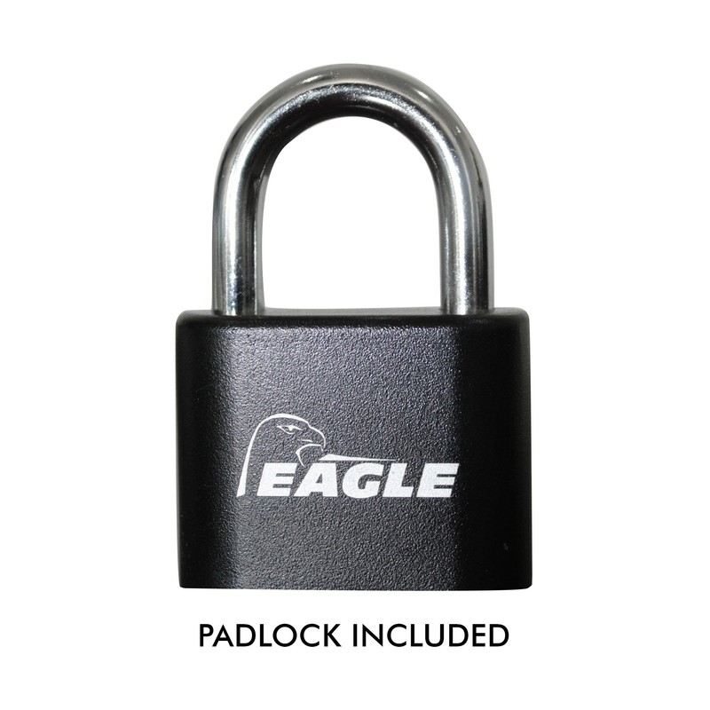 EAGLE-EG718 Fire Department Box EFB-2000 w/Combination Padlock Heavy Duty Stainless