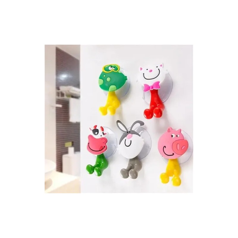 6pcs Soporte De Silicona Para Cepillos De Pared Ganchos De
