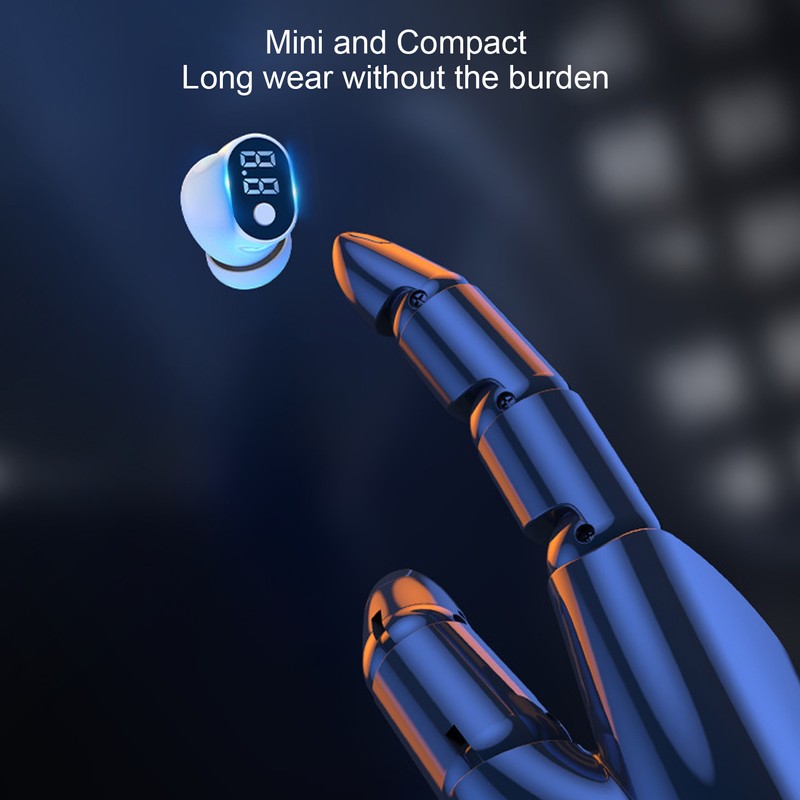 Single Bluetooth Mini Earbuds Bluetooth 5.2 Noise Reduction Ergonomic Digital