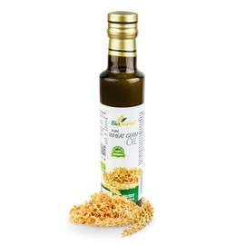 Biopurus Certified Organic Cold Pressed Wheat Germ Oil 250ml | Natural Vitamin E Source for Skin, Hair & Nutrition | Unrefined, Non-GMO, Vegan, Antioxidant-Rich Supplement