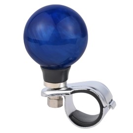 Arenbel Round Steering Wheel Ball Booster Car Turning Spinner Assist Grip Knob Handle Fit Most Agricultural Tractors Forklifts Lawn Mowers Boats, Dark Blue
