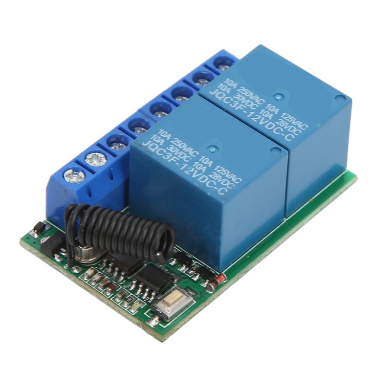 2 Channel Antitheft Alarm Wireless Relay Switch with Remote Control