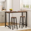 HOOBRO Bar Stools Set of 2, Counter Height Bar Stools,