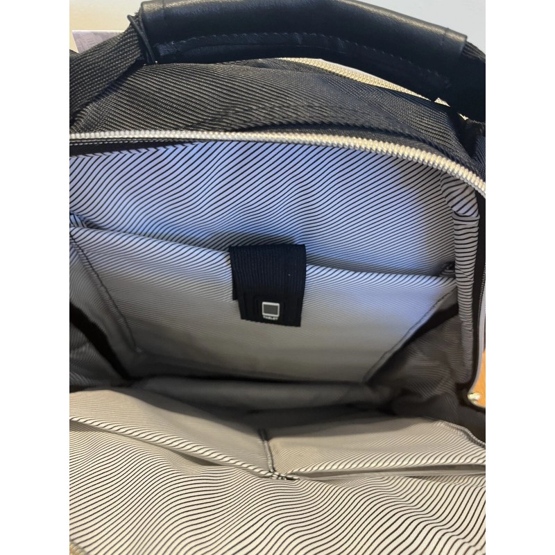 KENNETH COLE REACTION Chelsea Chevron Laptop Backpack Black 15” Laptop