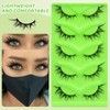 5 pairs Wispy Cat Eye Lashes Wispy False Eyelashes Natural