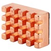 10pcs P15x5x10 Brass Heatsink with Thermal Adhesive Tape CPU Heat
