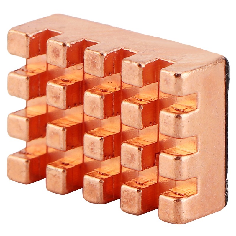 10pcs P15x5x10 Brass Heatsink with Thermal Adhesive Tape CPU Heat